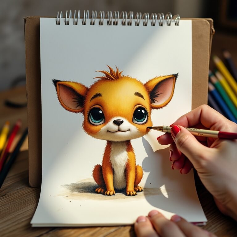 drawing cute animal